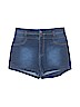 Love, Fire Blue Denim Shorts Size 4 - photo 1