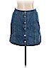 H&M 100% Cotton Blue Denim Skirt Size 10 - photo 1