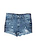 Lucky Brand Blue Denim Shorts Size 10 - photo 1