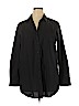 Foxcroft 100% Cotton Black Long Sleeve Button-Down Shirt Size 16 - photo 1