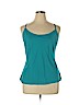 Unbranded 100% Polyester Blue Sleeveless Blouse Size 1X - photo 1