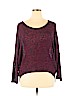 Arden B. Burgundy Long Sleeve Top Size XL - photo 1