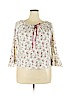Fiorlini International Ivory 3/4 Sleeve Blouse Size 18 - 20 - photo 1
