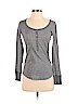 Victoria's Secret Gray Long Sleeve Henley Size S - photo 1