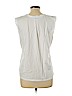 Babaton 100% Cotton White Sleeveless T-Shirt Size L - photo 2