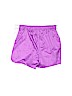 Justice 100% Polyester Stripes Purple Athletic Shorts Size 10 - photo 2