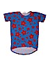 Lularoe Blue Short Sleeve T-Shirt Size 8 - photo 1