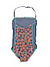 Little Marc Jacobs Floral Blue One Piece Swimsuit Size 6 - photo 2