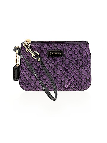 Coach Factory Leather Wristlet (view 1)