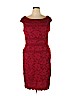 DressBarn Burgundy Cocktail Dress Size 16 - photo 1