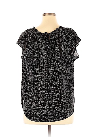 LC Lauren Conrad Short Sleeve Blouse (view 2)