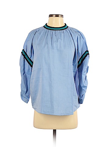 Zara Basic 3/4 Sleeve Blouse (view 1)