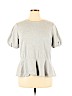 Halogen Gray Short Sleeve Top Size XL - photo 1