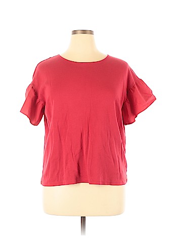 Halogen Short Sleeve Top (view 1)