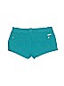 Roxy Teal Denim Shorts Size 3 - photo 2