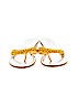 Michelle D. Yellow Flip Flops Size 7 - photo 2
