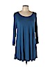 Caractere 100% Rayon Blue Long Sleeve T-Shirt Size L - photo 1