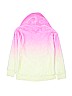 Justice 100% Polyester Tie-dye Pink Jacket Size 6 - 7 - photo 2