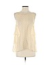 Plenty By Tracy Reese 100% Polyester Tan Sleeveless Blouse Size 4 - photo 1