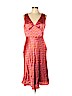 Laundry by Shelli Segal 100% Silk Red Casual Dress Size 10 - photo 1