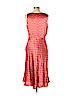 Laundry by Shelli Segal 100% Silk Red Casual Dress Size 10 - photo 2