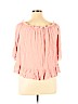 Lily's of Beverly Hills 100% Rayon Pink 3/4 Sleeve Top Size XL - photo 2