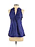 BCBGMAXAZRIA Purple Sleeveless Blouse Size XXS - photo 1