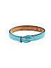 Talbots 100% Leather Solid Blue Leather Belt Size L - photo 1