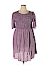 Suzanne Betro 100% Rayon Purple Casual Dress Size 1X - photo 1