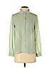 Forever 21 Green Long Sleeve Blouse Size S - photo 1