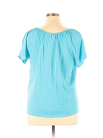 St. John's Bay Short Sleeve Blouse (view 2)