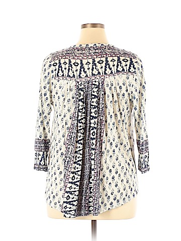 Lucky Brand 3/4 Sleeve Button-Down Shirt (view 2)