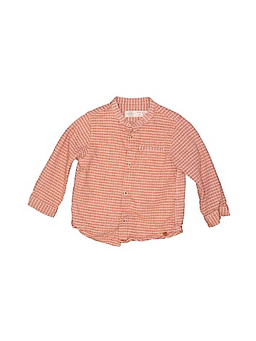 Zara Long Sleeve Button-Down Shirt (view 1)