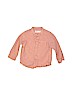 Zara Orange Long Sleeve Button-Down Shirt Size 9-12 mo - photo 1