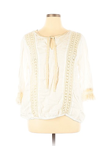 INC International Concepts 3/4 Sleeve Blouse (view 1)