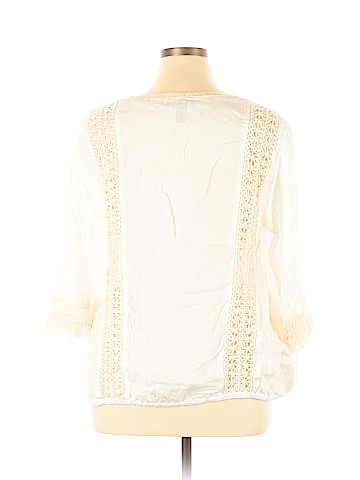 INC International Concepts 3/4 Sleeve Blouse (view 2)