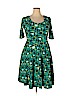 Lularoe Green Casual Dress Size XL - photo 1