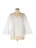 Cupio White Long Sleeve Top Size XL - photo 1
