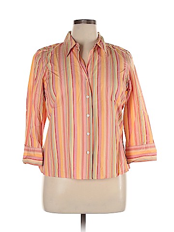 Geoffrey Beene Sport 3/4 Sleeve Button-Down Shirt (view 1)