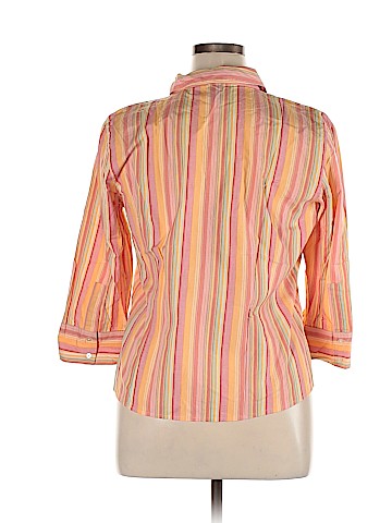 Geoffrey Beene Sport 3/4 Sleeve Button-Down Shirt (view 2)