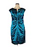 DressBarn 100% Polyester Blue Cocktail Dress Size 16 - photo 1