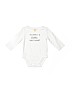 Carter's 100% Cotton Graphic Ivory Long Sleeve Onesie 3-6 MO / 6 MO - photo 1