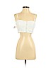 Fame And Partners Ivory Sleeveless Blouse Size 4 - photo 1