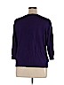 Joseph A. Purple Cardigan Size 1X - photo 2