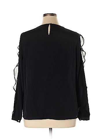 Lane Bryant Outlet Long Sleeve Blouse (view 2)