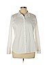Apt. 9 White Long Sleeve Button-Down Shirt Size 14 - photo 1