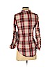 Romeo & Juliet Couture Red Long Sleeve Button-Down Shirt Size S - photo 2