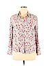 Velvet Heart 100% Rayon White Long Sleeve Button-Down Shirt Size XL - photo 1