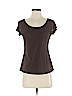 Eileen Fisher 100% Rayon Brown Short Sleeve T-Shirt Size XS - photo 1