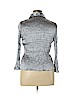 Allison Taylor 100% Polyester Silver 3/4 Sleeve Blouse Size XL - photo 2